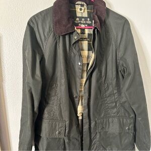 BARBOUR BEADNELL WAXED COTTON WOMENS JACKET 8